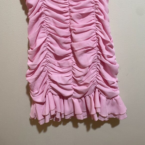 Lucy in the Sky Remi Ruched Ruffle Mini Dress - Picture 10 of 10